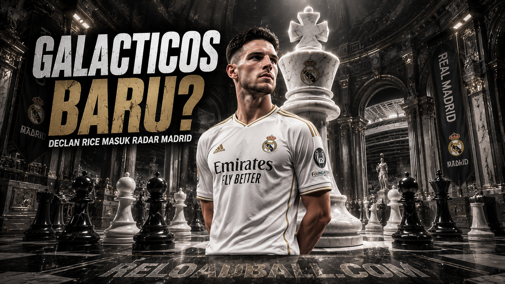 Real Madrid Siapkan Transfer Besar, Declan Rice Masuk Daftar Belanja