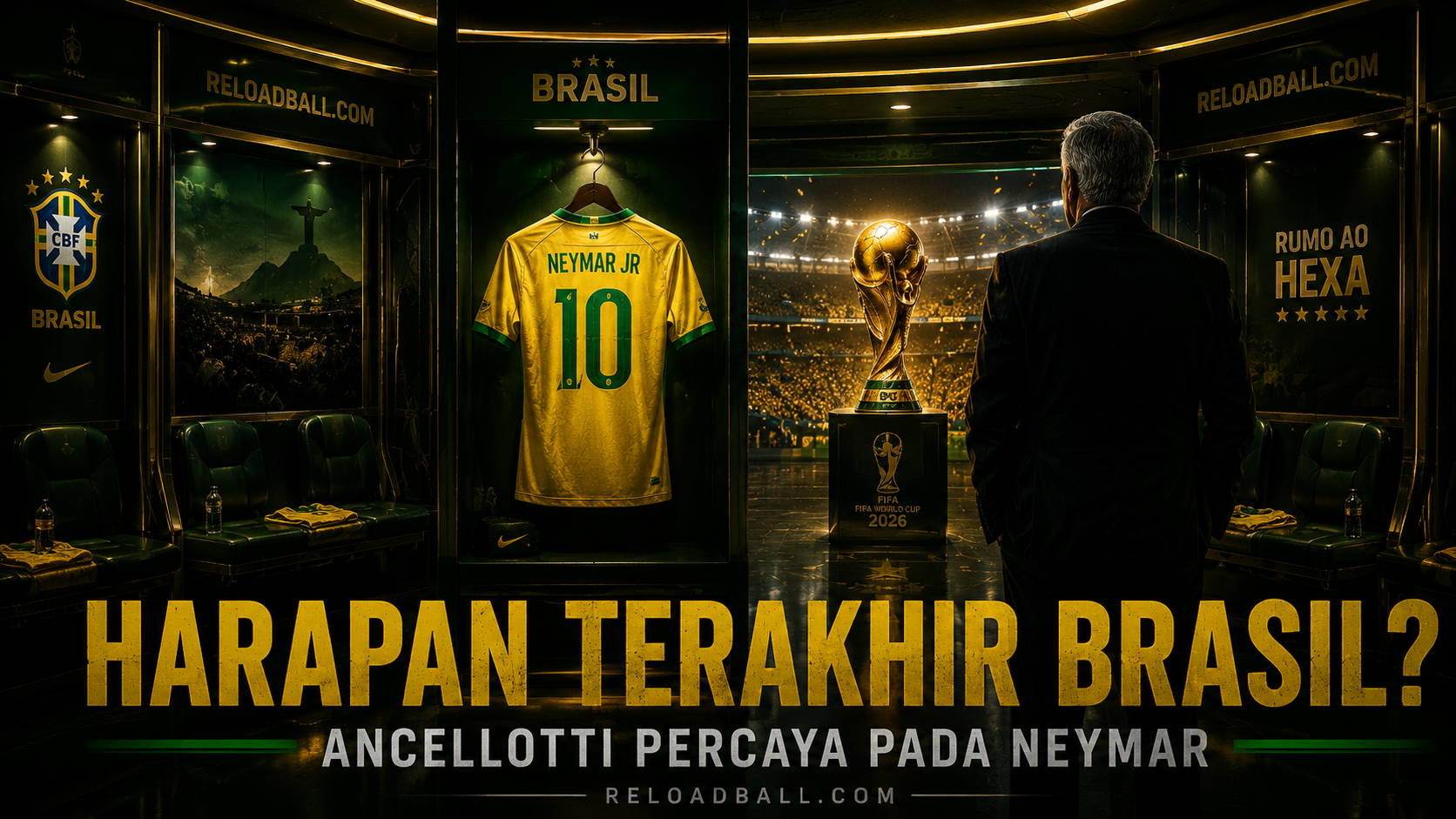 Neymar Kembali Jadi Harapan Brasil di Piala Dunia 2026