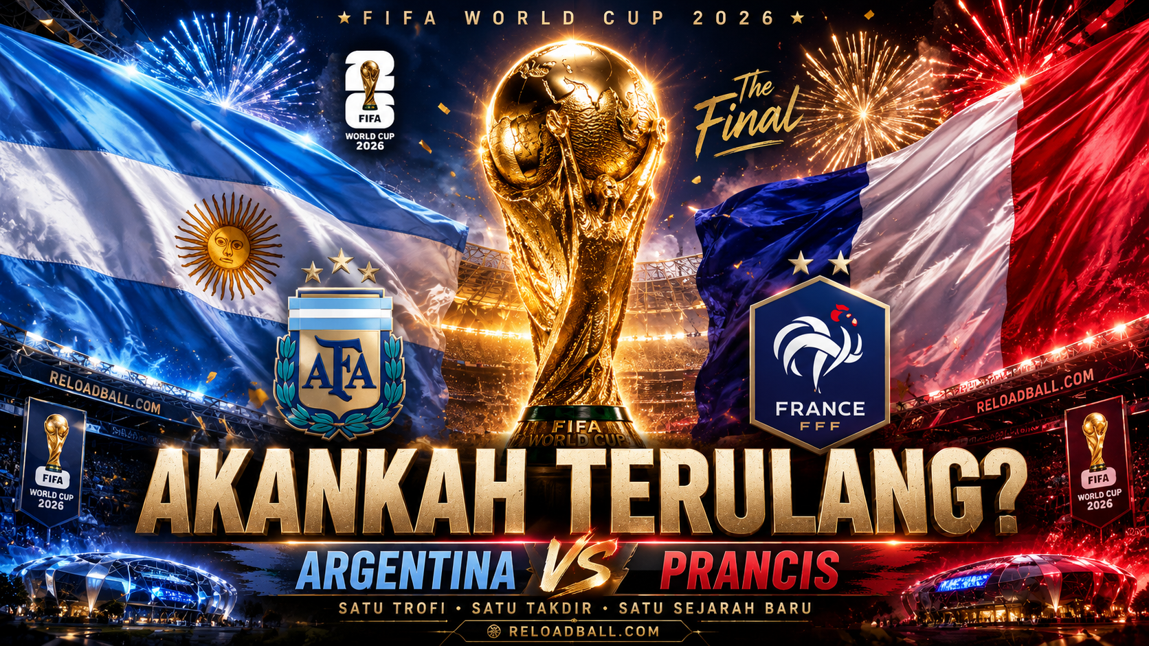 Akankah Argentina vs Prancis Terulang di Final Piala Dunia 2026?