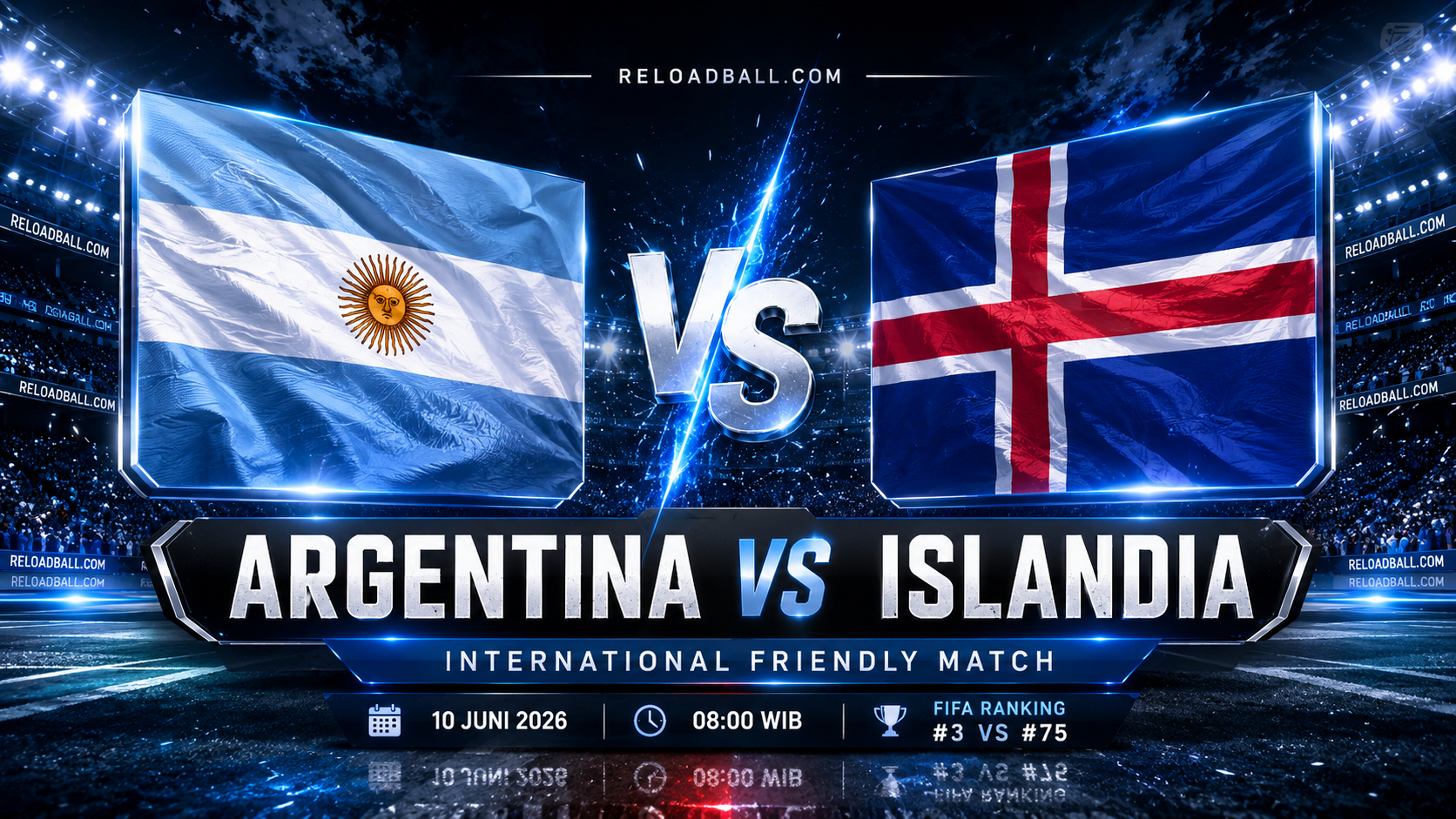 Argentina Hadapi Islandia dalam Laga Pemanasan Jelang World Cup 2026