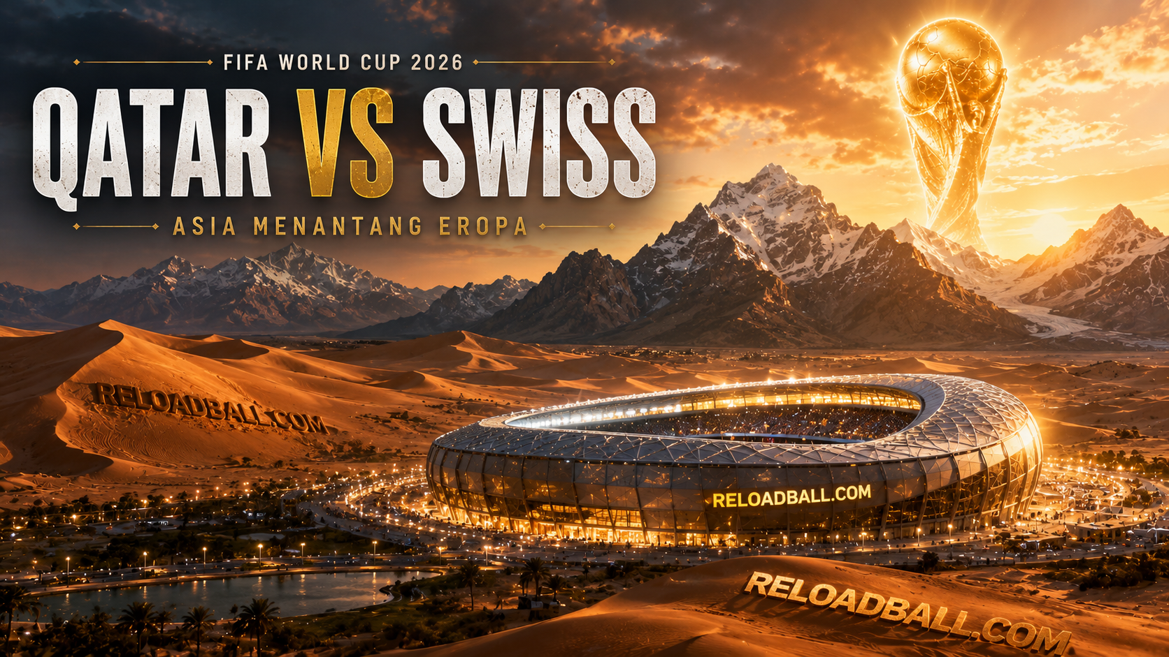 Qatar vs Swiss: Mampukah Wakil Asia Ciptakan Kejutan?