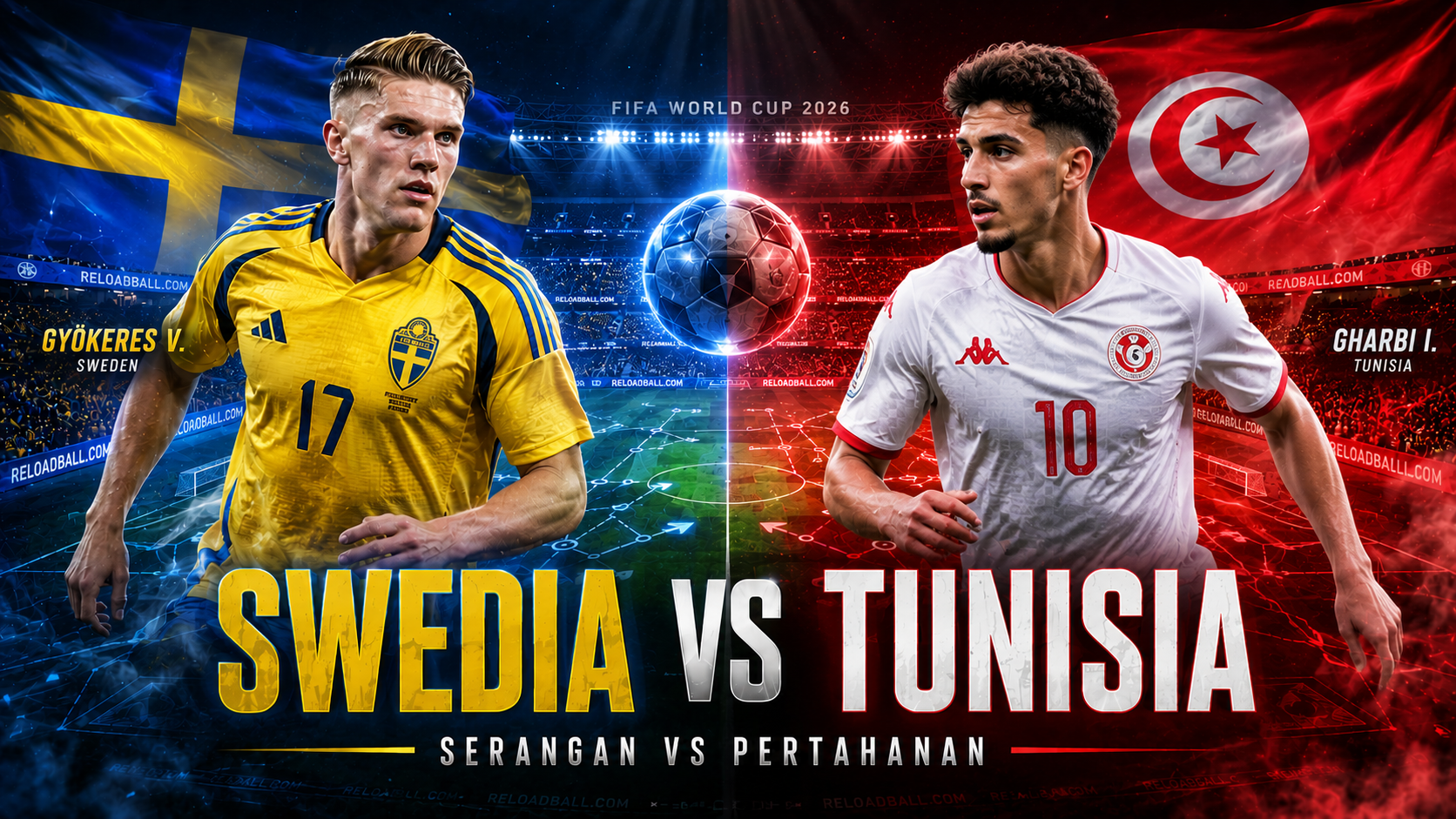 Swedia vs Tunisia: Benteng Afrika Hadapi Mesin Gol Eropa