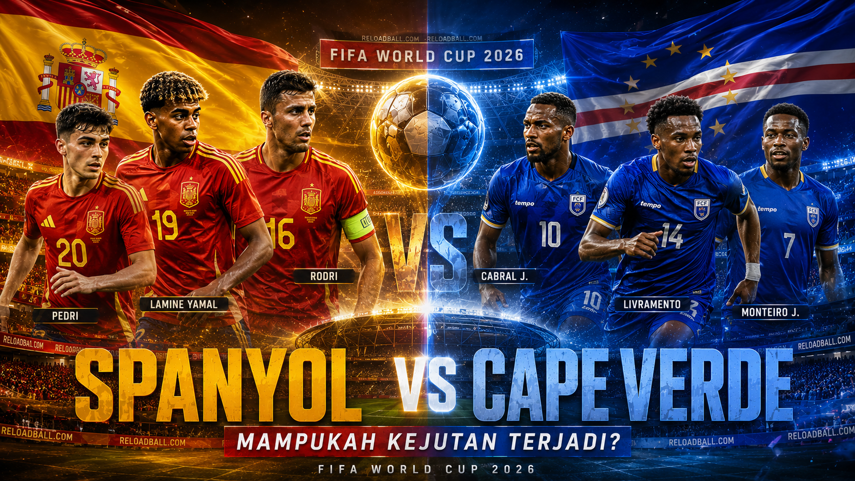 Spanyol vs Cape Verde Laga yang Terlihat Mudah, Tapi Belum Tentu