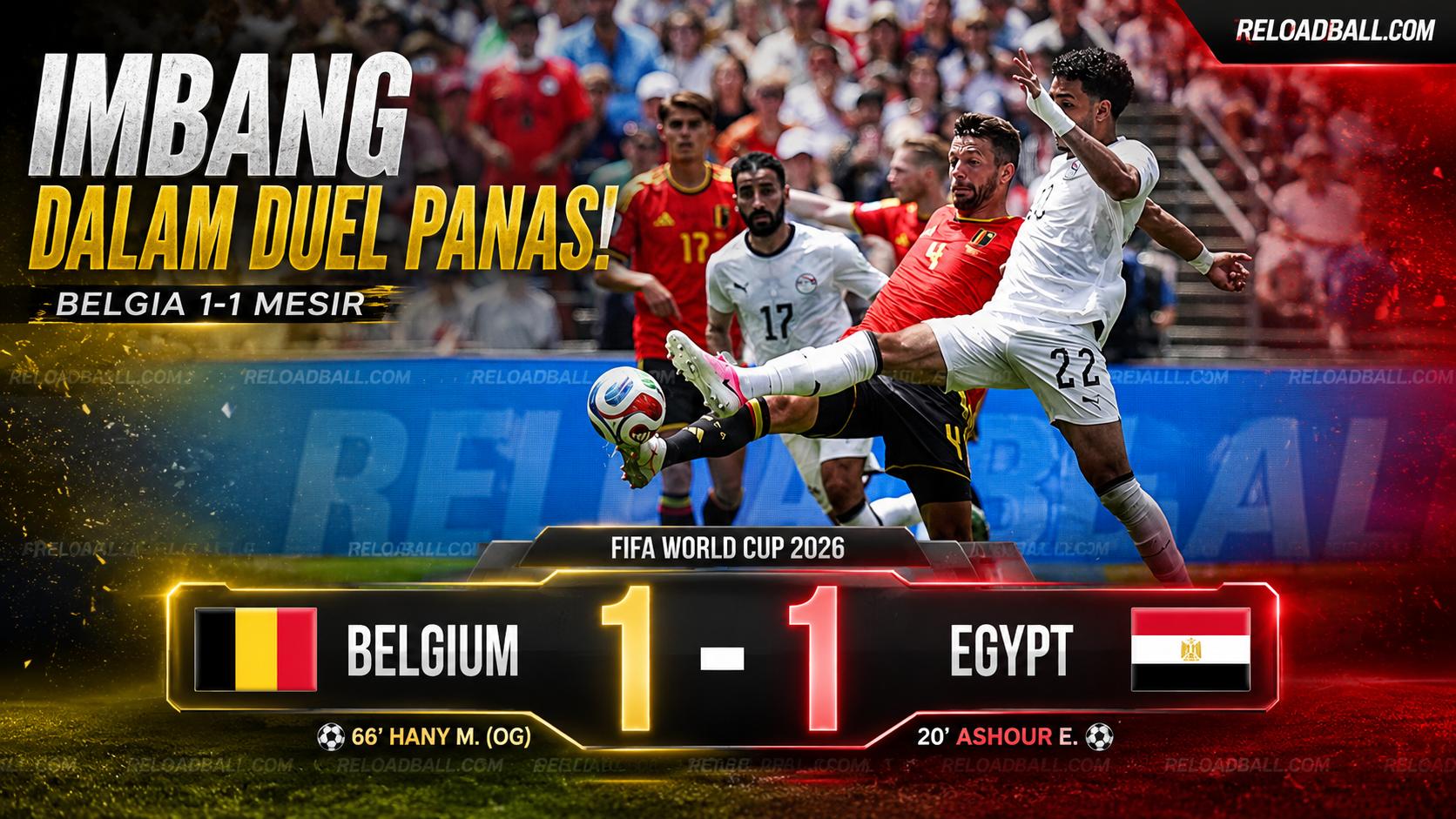 hasil match belgia vs mesir terupdate