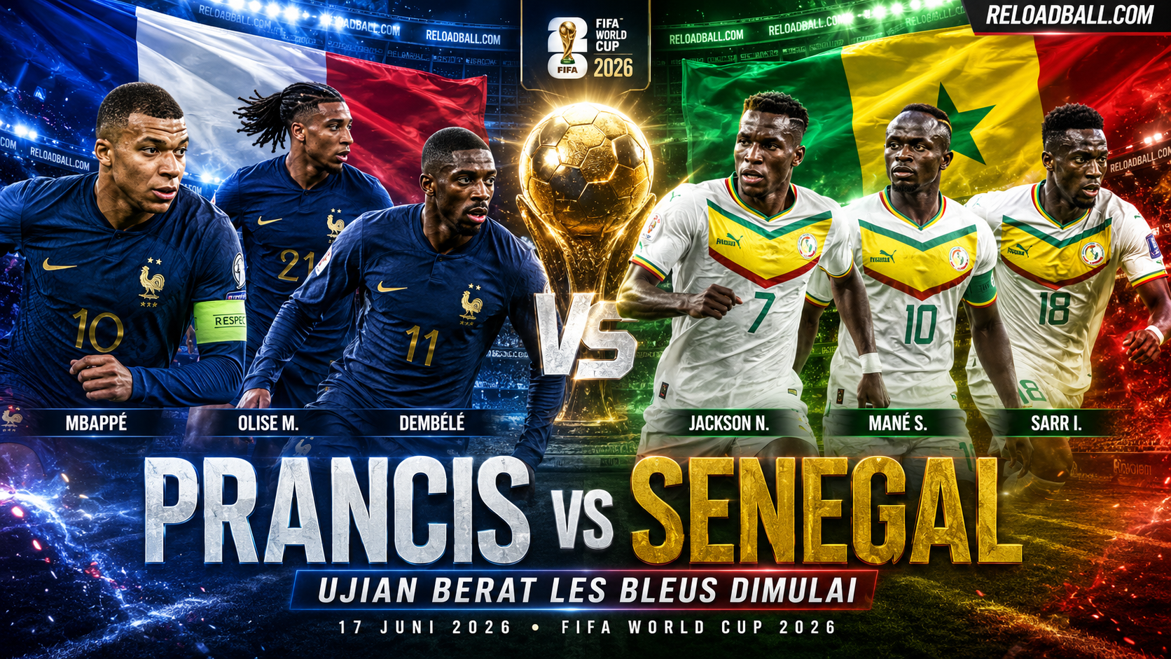 Prancis vs Senegal match Pembuka Grup Yang Penuh Rintangan