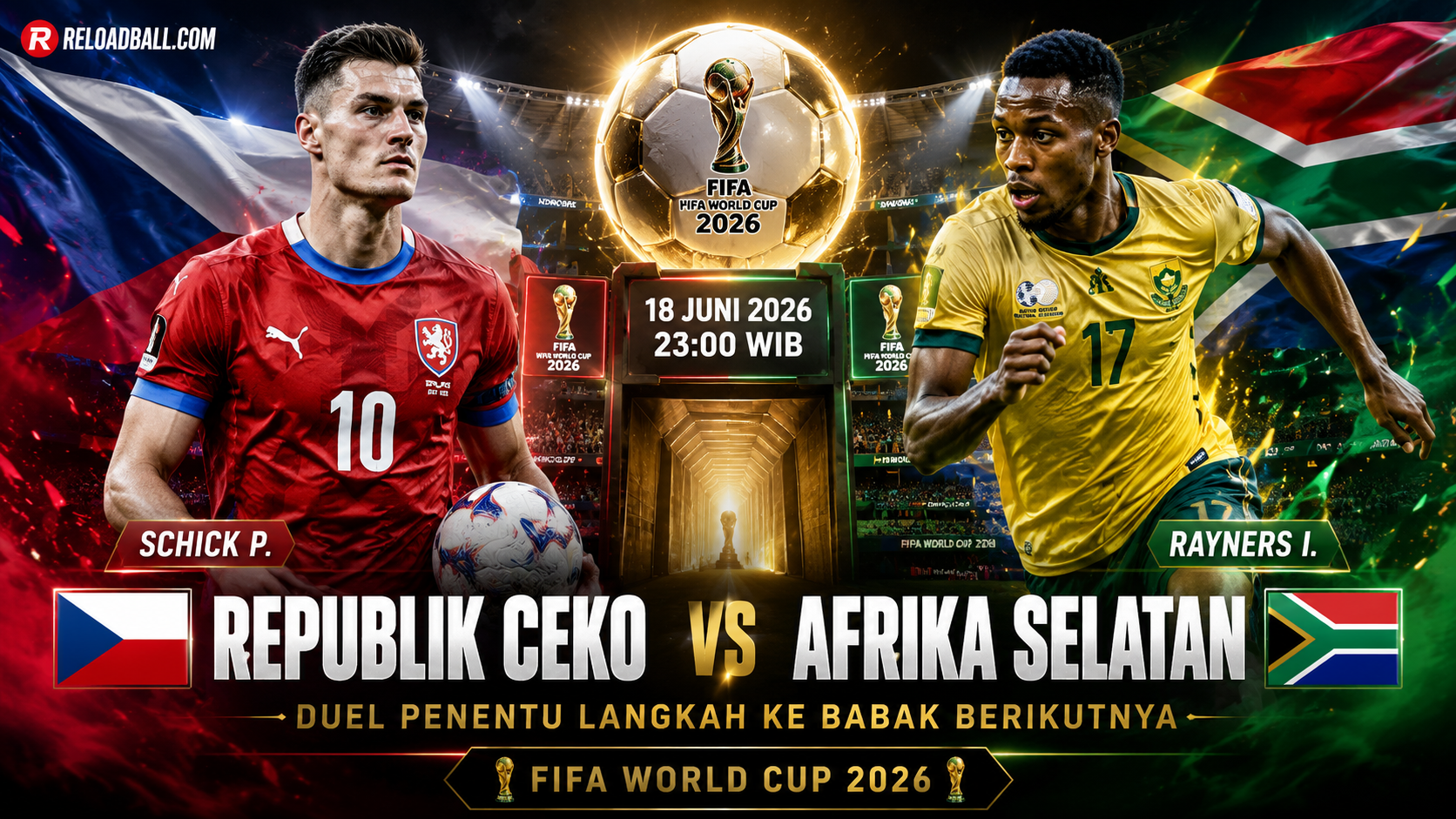 Republik Ceko vs Afrika Selatan: Siapa Bertahan, Siapa Tersingkir?